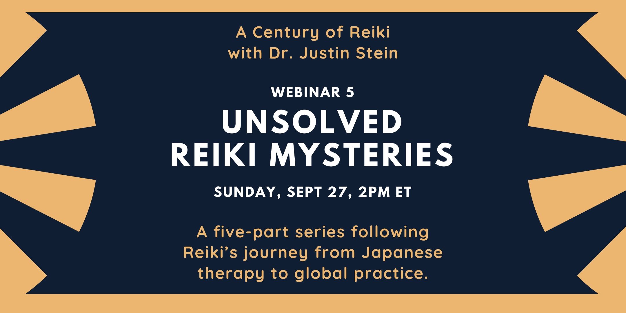 Image for webinar 5 in the series A Century of Reiki with Dr. Justin Stein